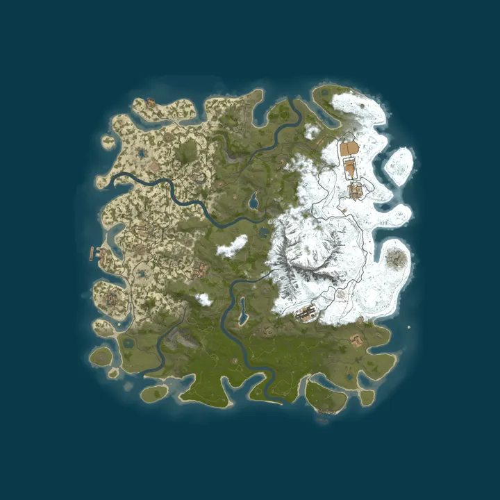 Map of Rust Plus 200