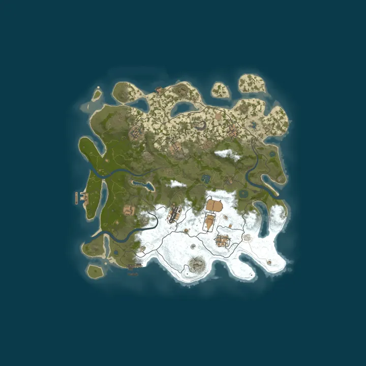 Map of A Rust Server