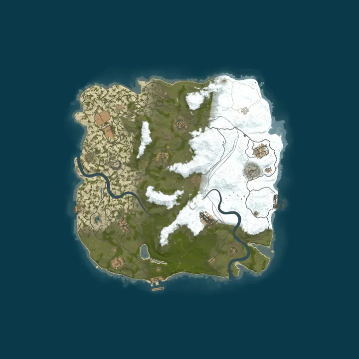 Map of SURVIVORS.GG #3 [ 2x Solo/Duo/Trio ] WIPED 14.10