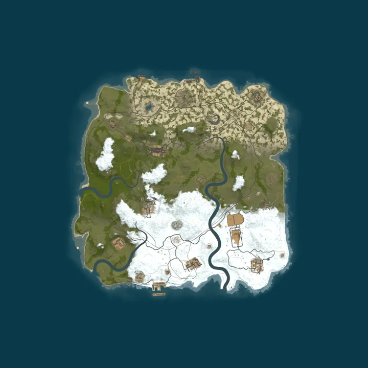 Map of SURVIVORS.GG [ 2x Solo/Duo ] WIPED 13.10