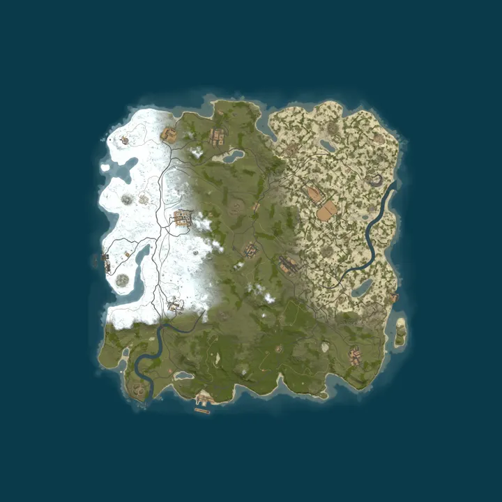 Map of WARBANDITS.GG EU 3X |Solo/Duo/Trio/Quad/Max5|LootX3| JUST WIPED