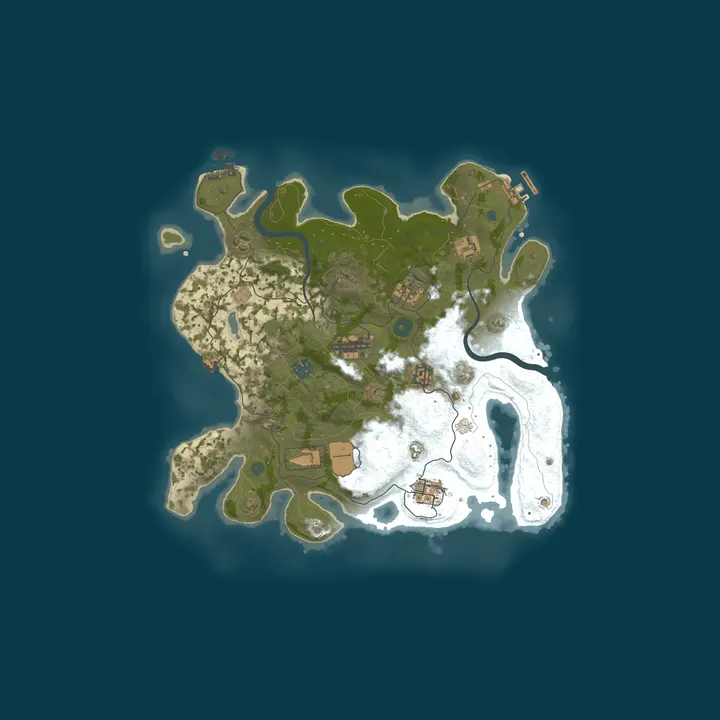 Map of DieselRust [EU] Biweekly PvP | Wiped 05.10 | Clan Wars | Buffs