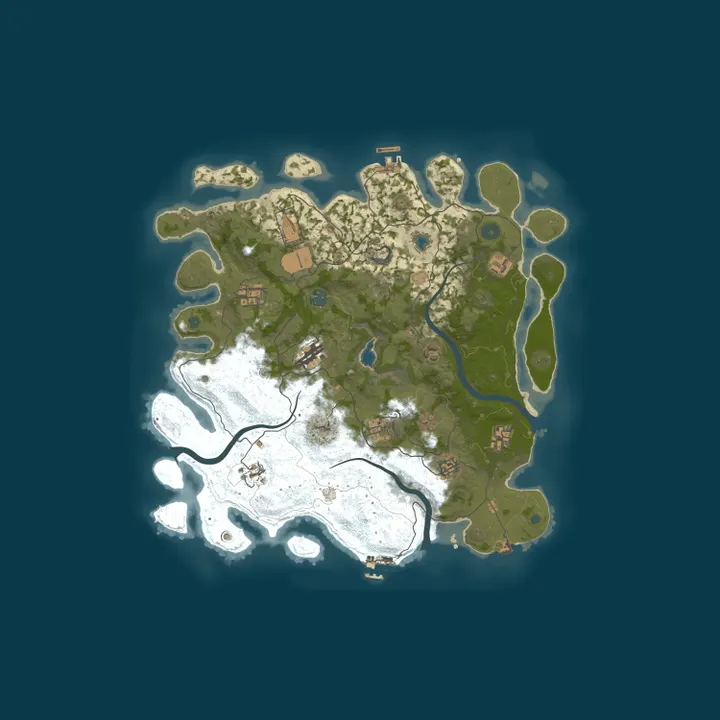 Map of The Rust Server
