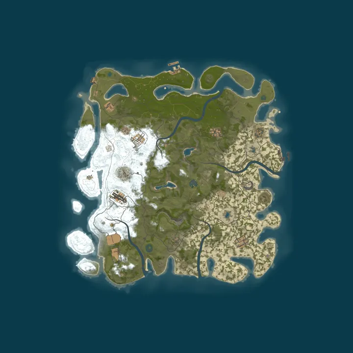 Map of ZYTeam Rust服务器