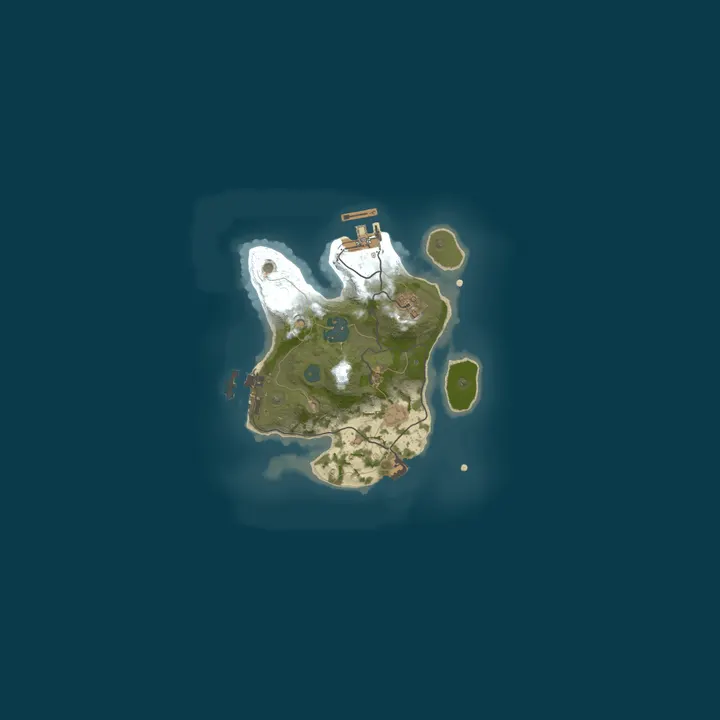 Map of A Shockbyte Rust Server
