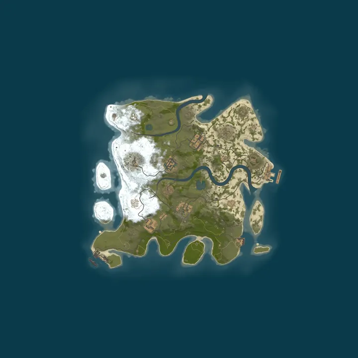Map of TCKR Rust | Vanilla 100