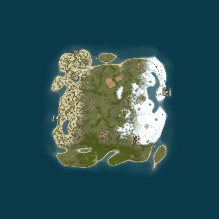 Map of Bestrust Solo/Duo/Trio 2x #4 - Weekly | NEXT WIPE in 10 hours 1