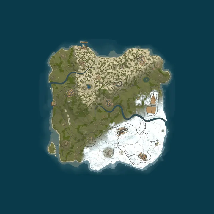 Map of WEREWOLF GAMING.CO 3x Solo/Duo/Trio/Quad|Lootx3|Share BPs|WIPED