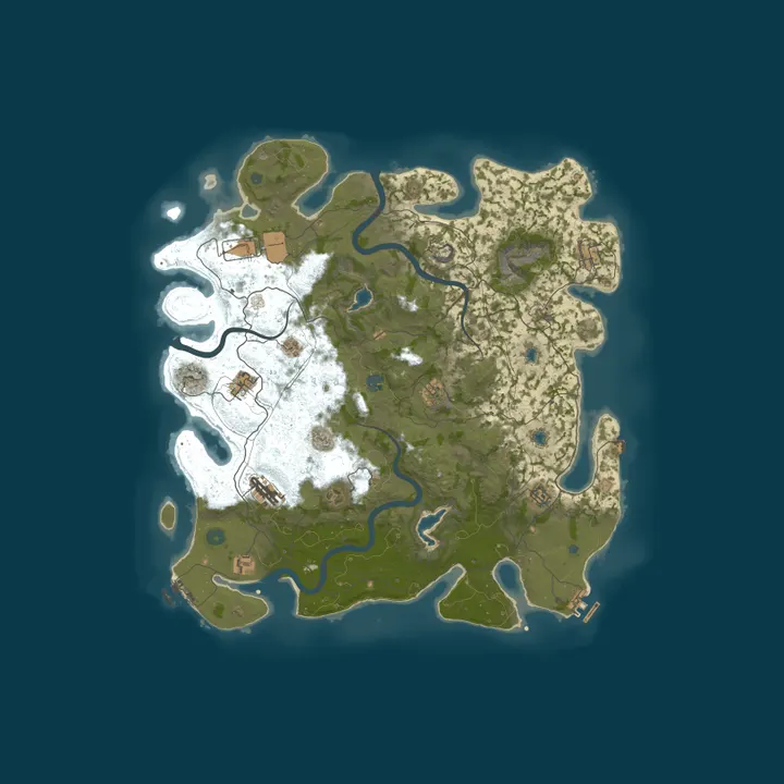 Map of Our Rust Server