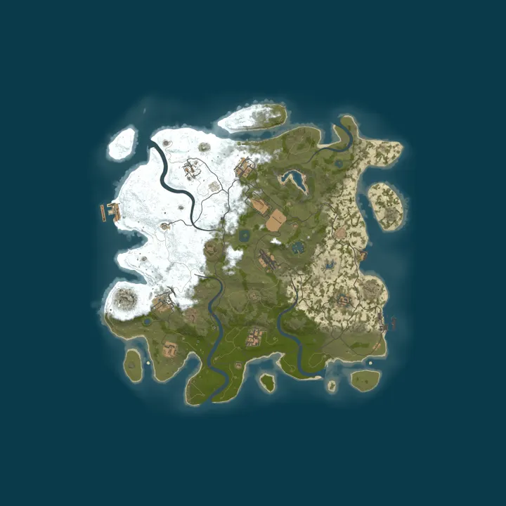 Map of Aura-Rust x10-x20  | Clans | Loot+ | Nolimit | Kits |