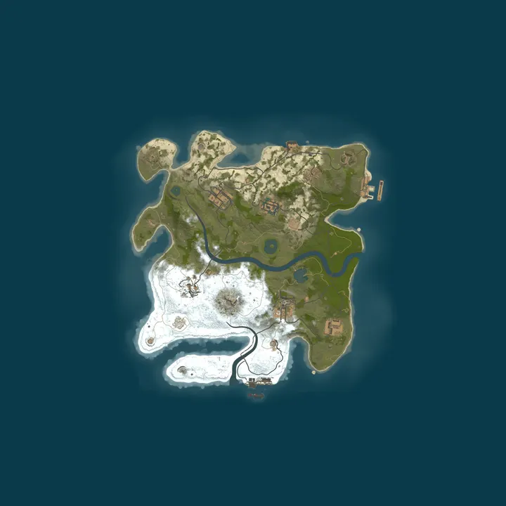 Map of EMBER RUST X50