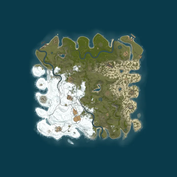 Map of #2 WIN-RUST | SOLO | x2 | 24H PROTECTION | WIPE MONDAY 10:00