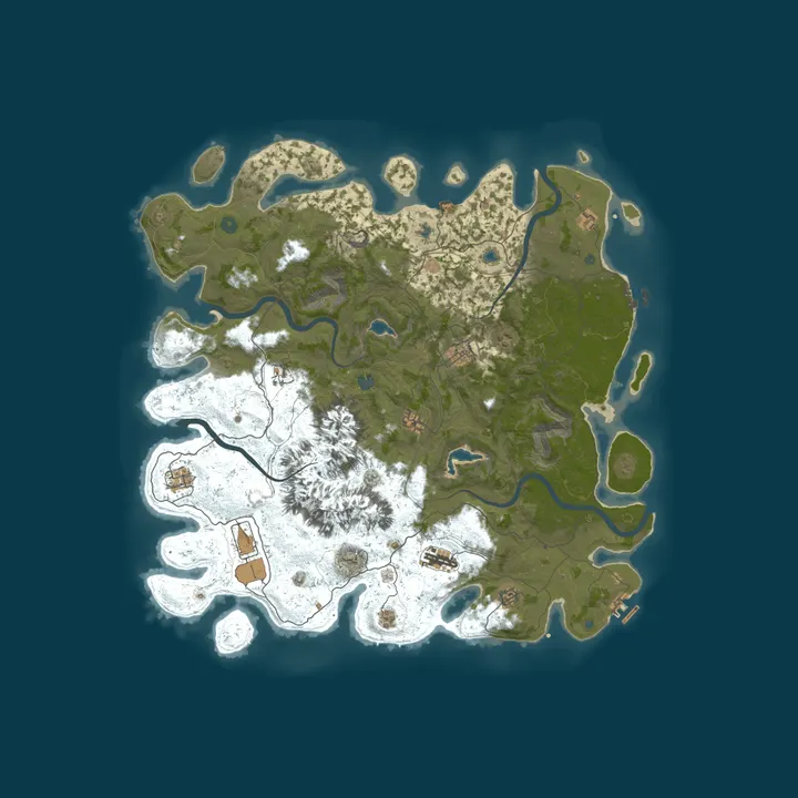 Map of <color=#66FF00>[US] Salty Bawls⚡10X LOOT☠️XP BONUS👉3MA