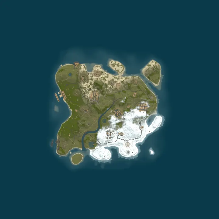 Map of Bermuda Island