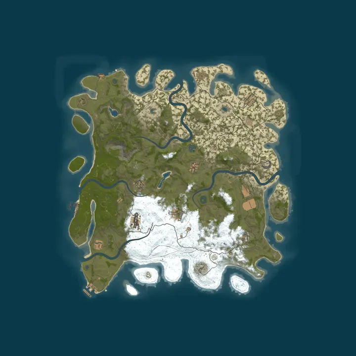 Map of UK Rusty Badge - Vanilla/Monthly - Solo/Duo