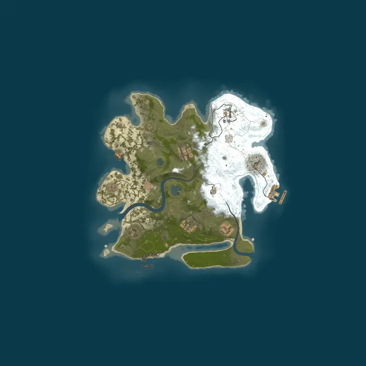 Map of A Rust Server