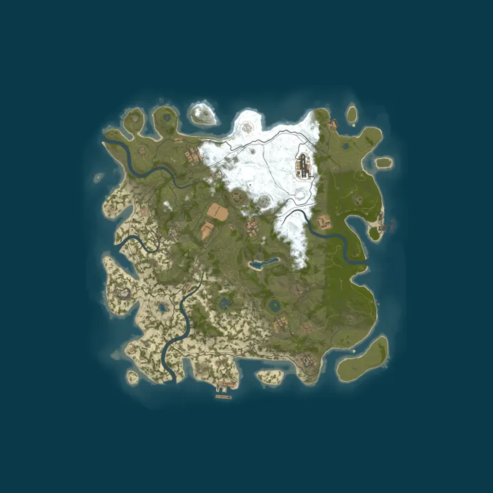 Map of A Rust Server