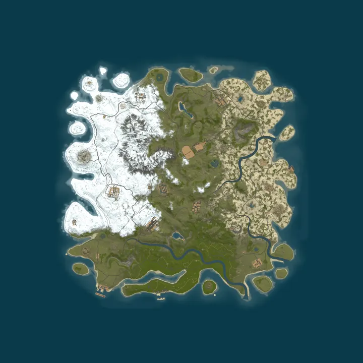 Map of Quavala Rust Server