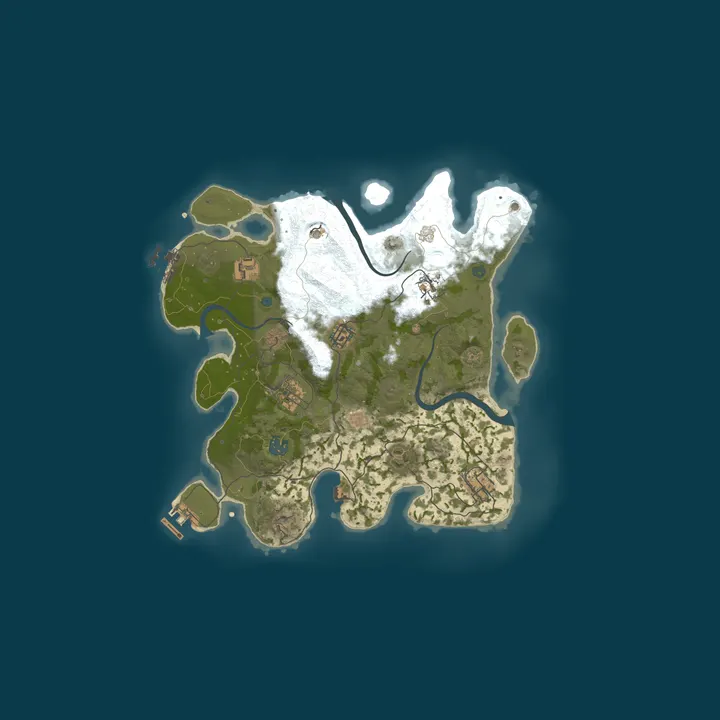 Map of main