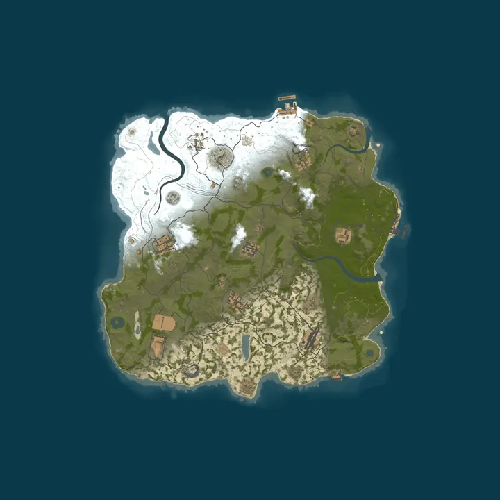 Map of RustVikings | Solo/Duo | Mondays | FULLWIPE 12/10 17:00CEST
