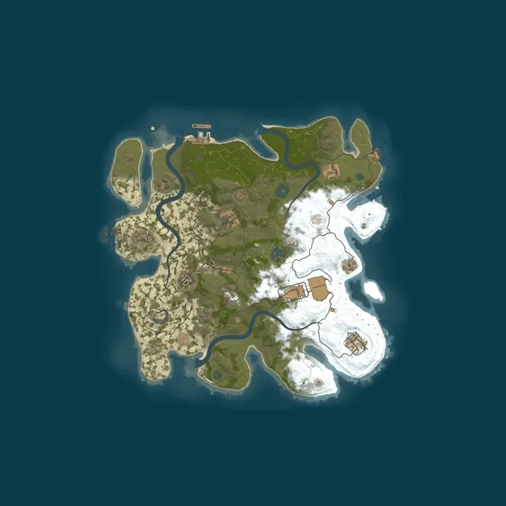 Map of Moon RUST | X2 | semi-classic