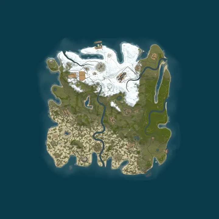 Map of New England Rust