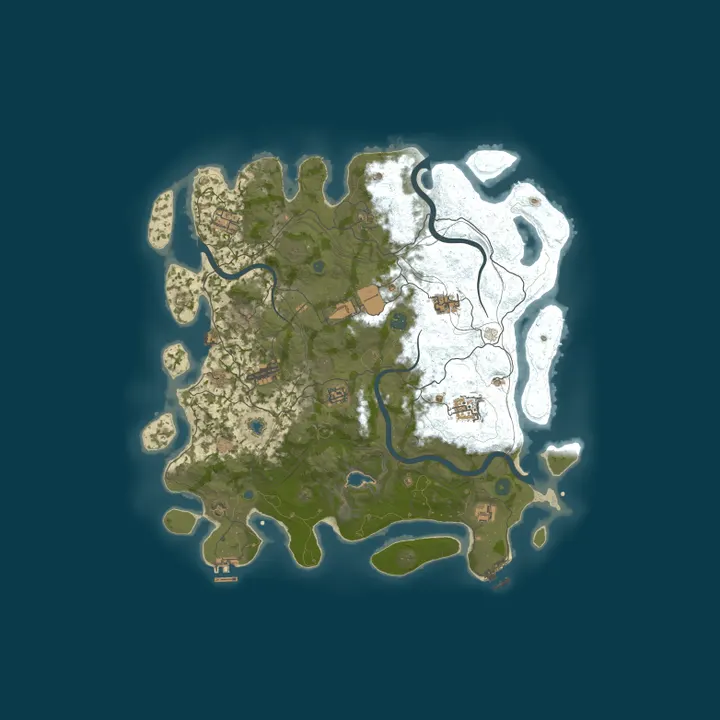 Map of [US East] Facepunch Primitive 1