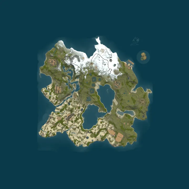Map of UltimateRust.com - Pirate Bay | Trio | x2 | Custom | 14.10