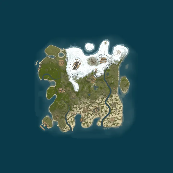 Map of [LATAM] Rusty Zone X2 | Solo/Duo/Trio/Quad | 17/09 Wipe