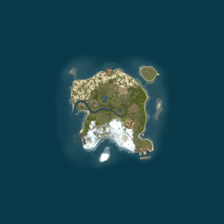Map of MOROCCO RUST / X2 / SOLO / DUO