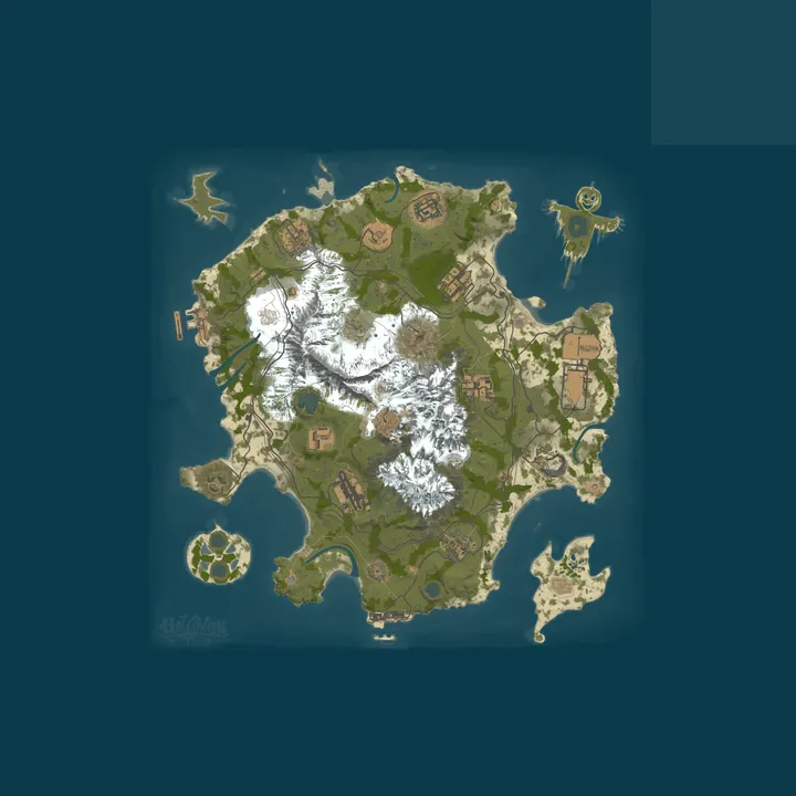 Map of ScrambleZAR PVE | Halloween Event Week #1