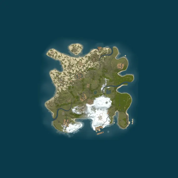 Map of KIWI RUST [X50/X100 | MAX 5 | LOOT | LOOT+ |KITS] WIPE 01.09