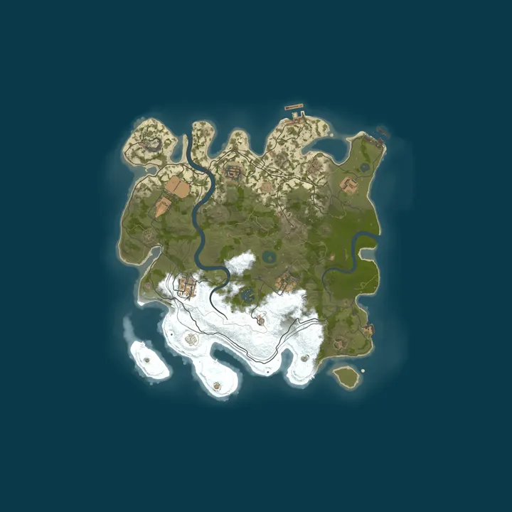Map of Flame Rust #4 — Modded 3x (Solo) | Magic
