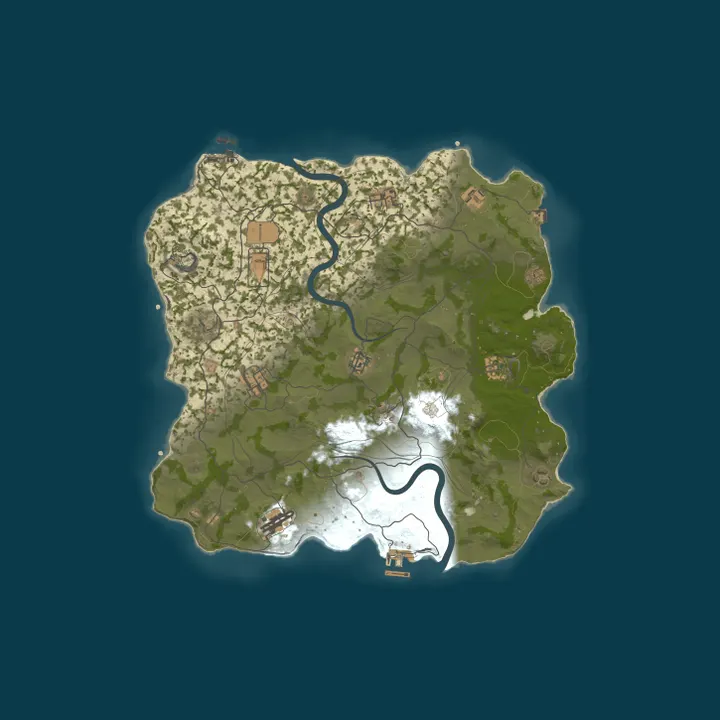 Map of RUSTDEFT | Solo/Duo/Trio | Türkiye #Best 13.10
