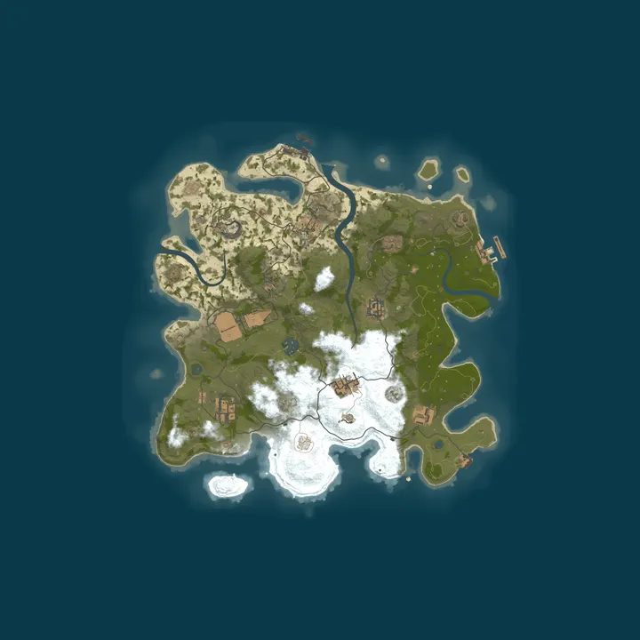 Map of ExYu Balkan Vanilla Rust | No Lag EU | 8.10