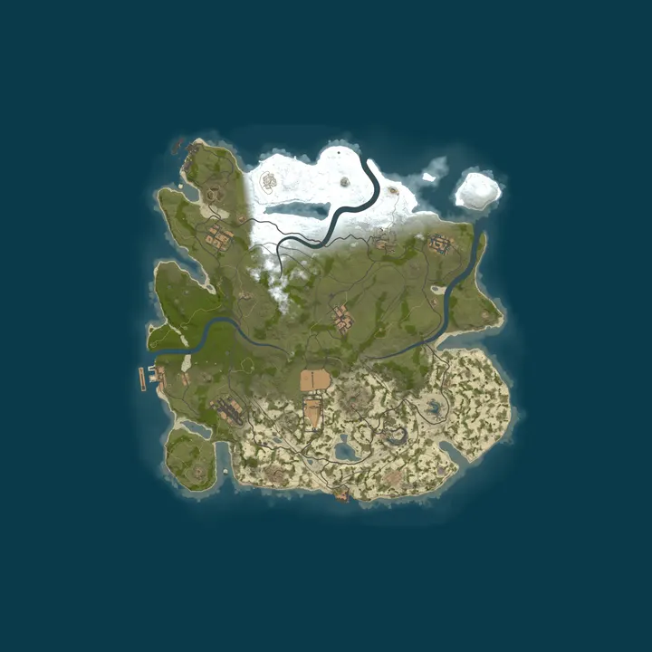 Map of A Rust Server