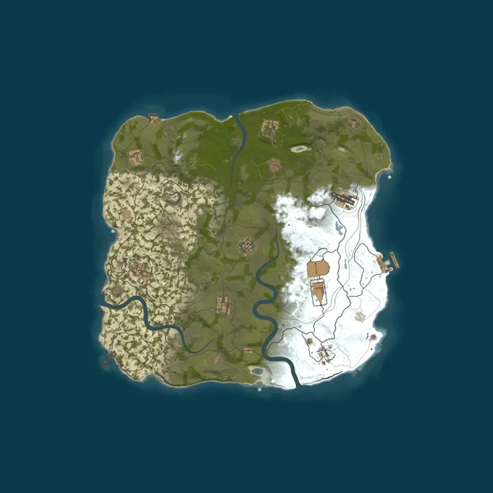 Map of [TR][EU] RUSTDEFT | TEST SERVER