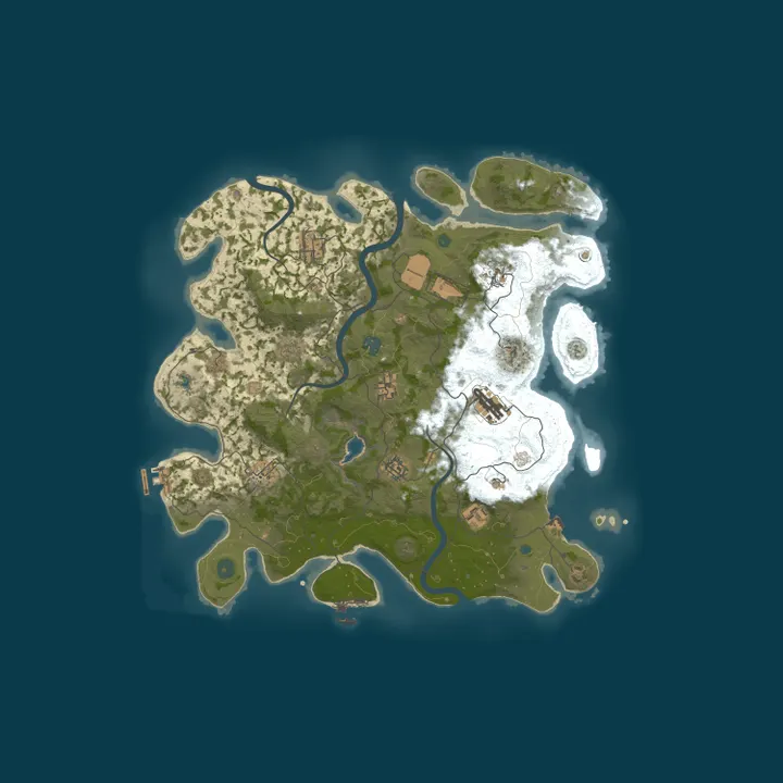 Map of Lee's 420 24/7 Server DE / EN - PVP | BEGINNER