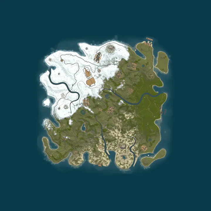 Map of AUS LOST LANDS