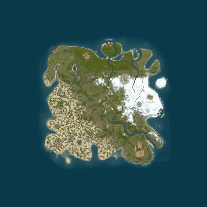 Map of [AU] AshRust 3x Monthly Main | QoL/Loot+ | Full Wiped