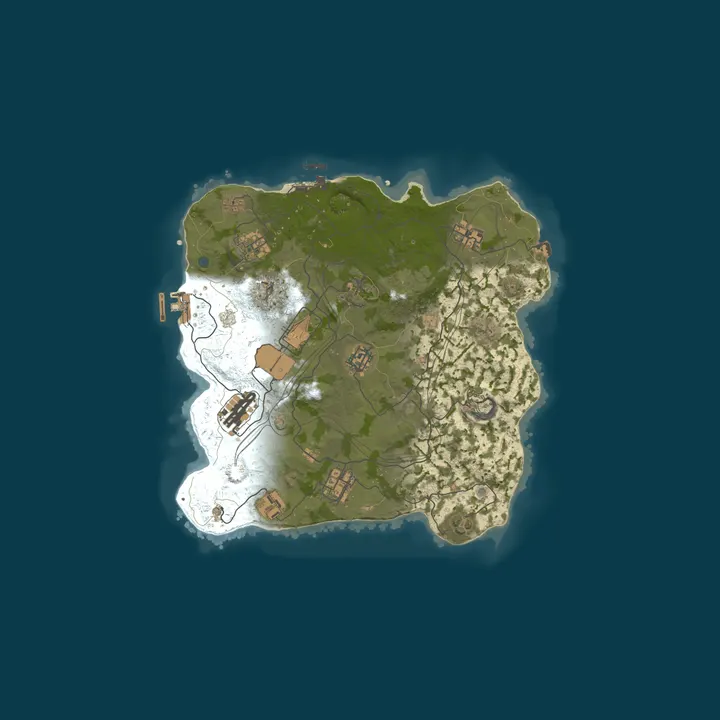 Map of Launch Your Private Rust Wipe Instantly - No Setup