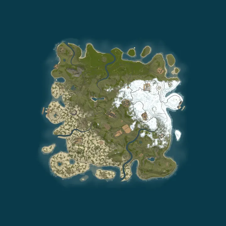 Map of ArkServers.io - Die Another Way