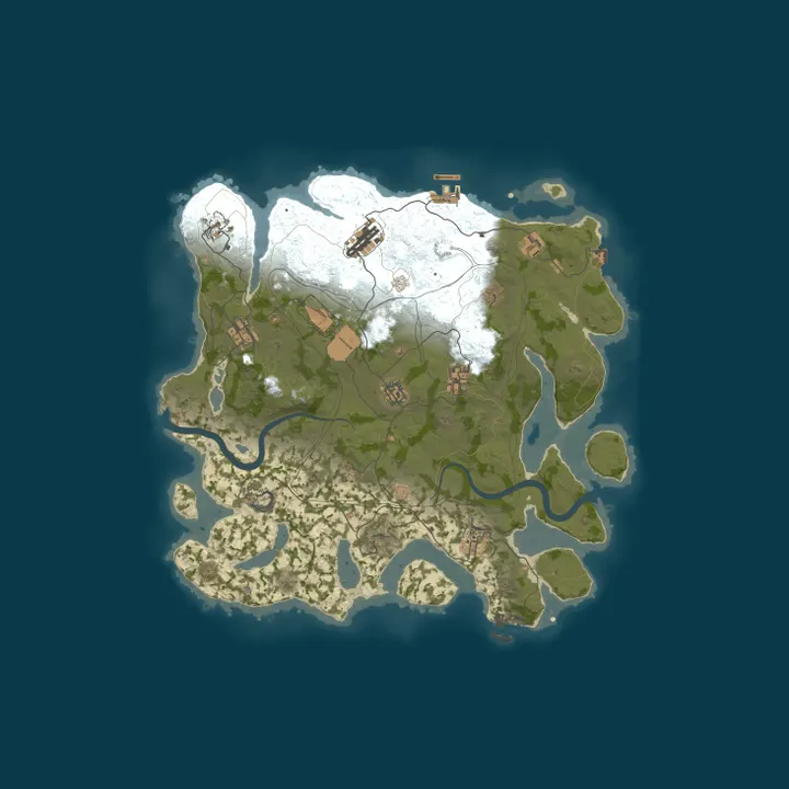 Map of HollowServers.co 5x No BPs [Loot++|MyMini|Shop|Events]10x