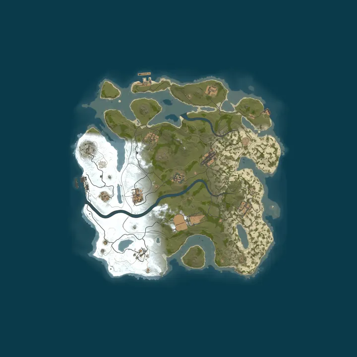 Map of HollowServers.co 10x Solo/Duo [Loot+|MyMini|Shop|PvP]