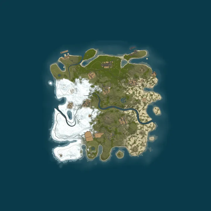 Map of RUSTY SQUIRREL
