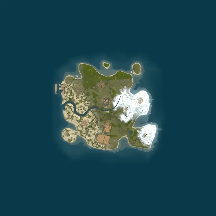 Map of Rust Server - Pinehosting.com