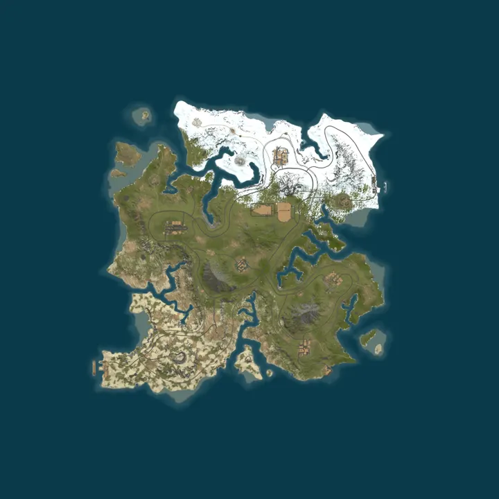 Map of RUST & RELAX , PVE ,wipe twice monthly