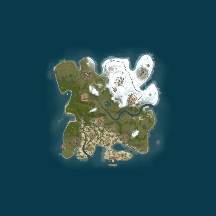 Map of Sanctuary PvP | Vanilla | Monthly Wipe | Quad Limit (4) | US-VA