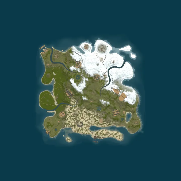 Map of Sanctuary Rust PVE