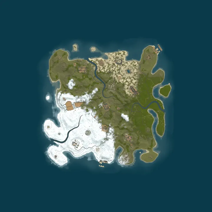 Map of Rustality.com 3x Solo/Duo/Trio/Quad | Shared BPs